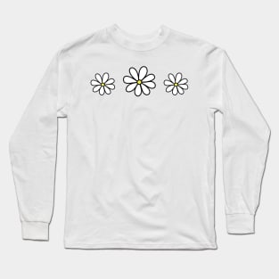 Cute Daisy Flower Long Sleeve T-Shirt